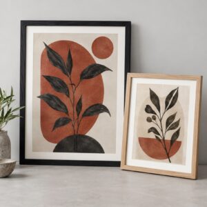 Ejemplo ilustrativo de cuadros decorativos personalizados